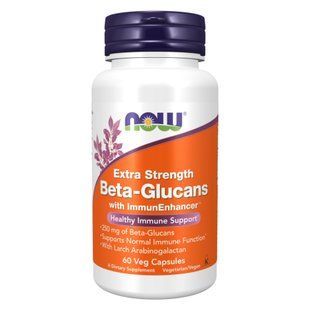Бета Глюкан, Beta-Glucans with ImmunEnhancer Extra Strength - 60 vcaps 2022-10-2617 фото