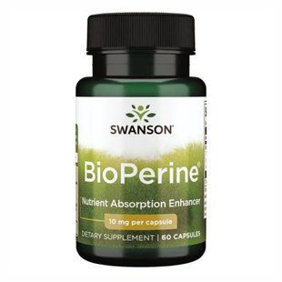 Біоперин, Bioperine 10 mg - 60caps 2022-10-0204 фото