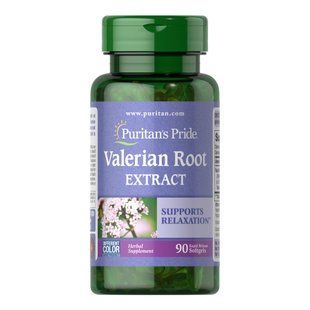 Екстракт кореня валеріани, Valerian Root Extract - 90 softgels 2022-10-2930 фото