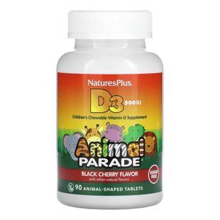 Детский витамин D3 500 МЕ без сахара Nature's Plus Kids Vit D3 &mdash; 90 жевательных таблеток | ⏳ Срок годности до 12.2026 2024-11-0816 фото