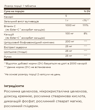 Витамин С, Ester-C&reg; Plus 1000 mg Vitamin C - 60 tabs 2022-10-2986 фото