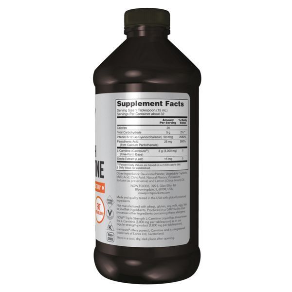 Жидкий Л-карнитин, Carnitine Liquid 3000mg - 473ml 2022-10-2538 фото