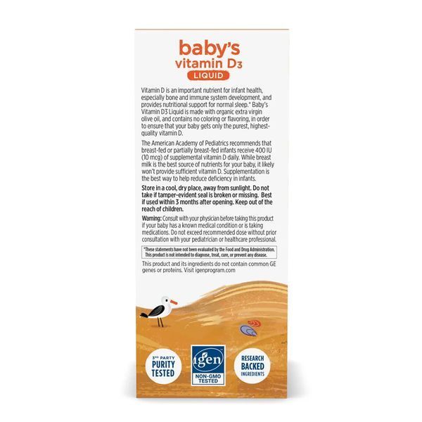 Baby's Vitamin D3 Liquid - 22.5 ml 2023-10-5945 фото