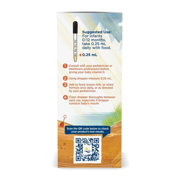 Baby's Vitamin D3 Liquid - 22.5 ml 2023-10-5945 фото