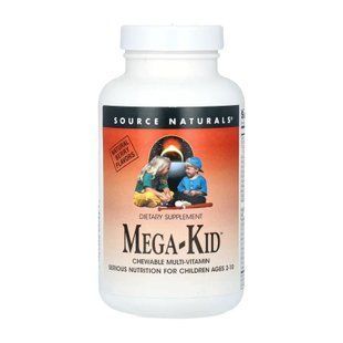 Жевательные мультивитамины для детей от 2 до 10 лет, Mega-Kid&trade; - 120 Wafer Berry 2023-10-2694 фото