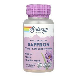 Екстракт шафрану, Vital Extracts Saffron - 30 vcaps 2023-10-7014 фото