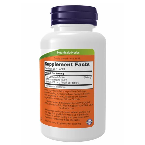 Чеснок, Garlic 5000 Enteric - 90 tabs 2022-10-2383 фото