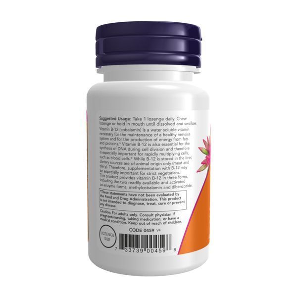B-12 2000 mcg - 100 lozenges 2023-10-2512 фото