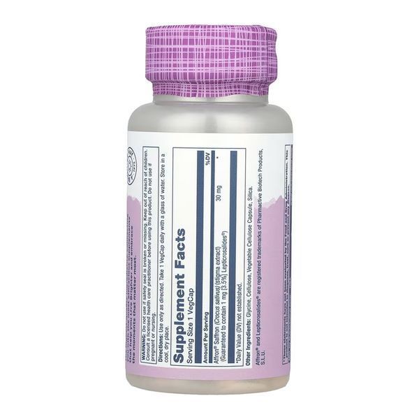 Екстракт шафрану, Vital Extracts Saffron - 30 vcaps 2023-10-7014 фото