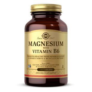 Magnesium with Vitamin B6 - 250 tabs 2023-10-3676 фото