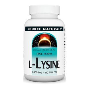Л-лизин, L-Lysine 1000mg - 50 tabs 2023-10-4606 фото