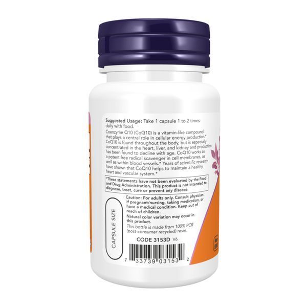CoQ10 60mg - 180 vcaps 2023-10-4548 фото