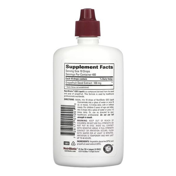 Екстракт насіння грейпфруту, GSE Liquid Concentrate - 118 ml 2022-10-1728 фото