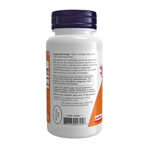 Астаксантин, Astaxanthin 4 mg - 90 softgels 2023-10-2517 фото