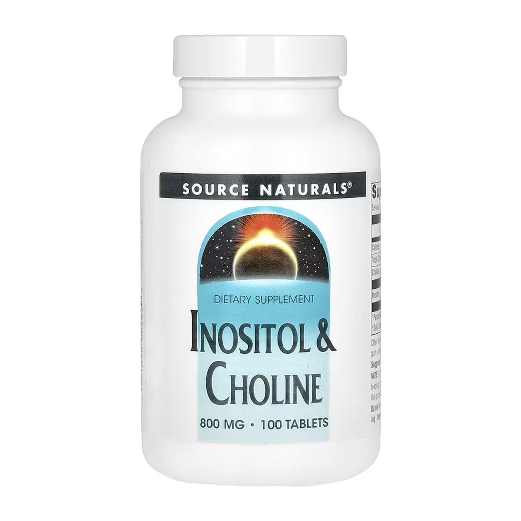 Inositol & Choline 800 mg - 100 tabs Source Naturals купити в HealthFit ...