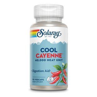 Cool Cayenne Pepper 40,000 HU 600mg - 90 vcaps 2023-10-6757 фото