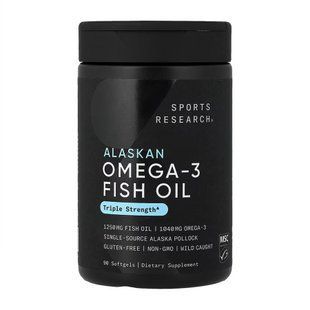 Омега-3 рыбий жир, Omega-3 Fish Oil Alaska Pollock 1250mg - 90 softgels 2023-10-3444 фото