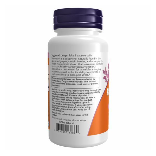 Ресвератрол, Resveratrol 350mg - 60 vcaps 2022-10-1402 фото