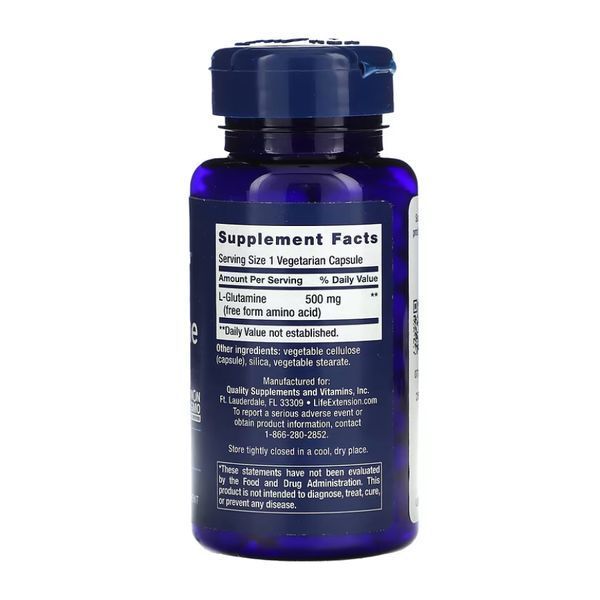 L-Glutamine 500 mg - 100 vcaps 2023-10-5140 фото