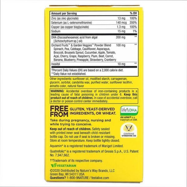 Мультивітаміни для мам, Prenatal Multi - 60 softgels 2022-10-1040 фото
