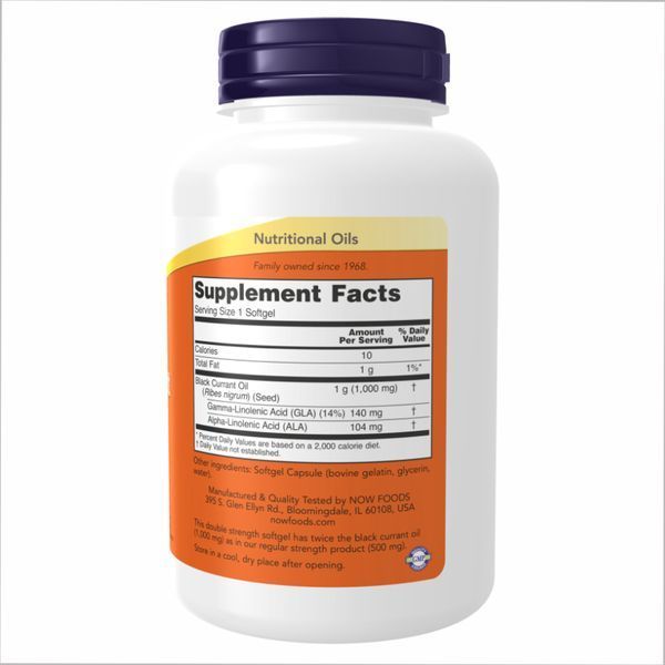 Black Currant Oil 1000mg - 100 sgels 2022-10-2368 фото