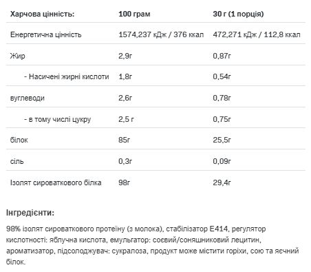 Протеїн (Ізолят), Isolate Protein - 2000g Banan 2023-10-6035 фото