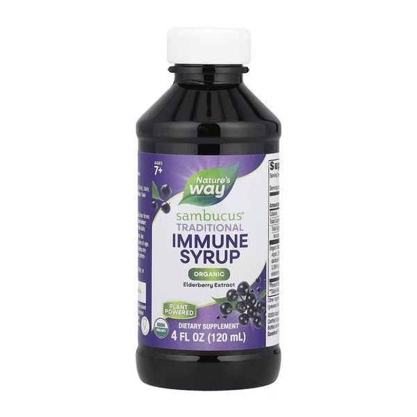Сироп із чорною бузиною, Organic Sambucus Original - 4 oz 2022-10-1091 фото