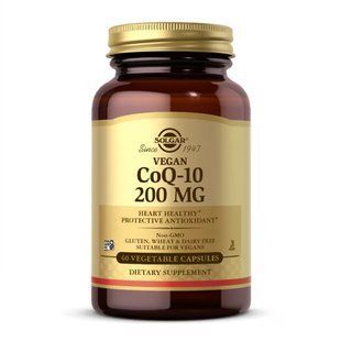 Коензим Q10, Vegan CoQ10 200 mg - 60 vcaps 2024-11-0730 фото