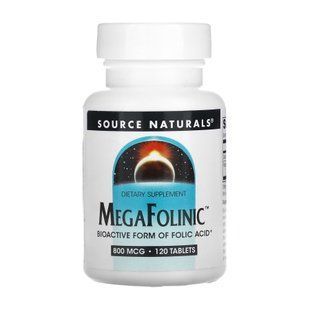 Фолиновая кислота, MegaFolinic&trade; 800mcg - 120 tabs 2023-10-2700 фото