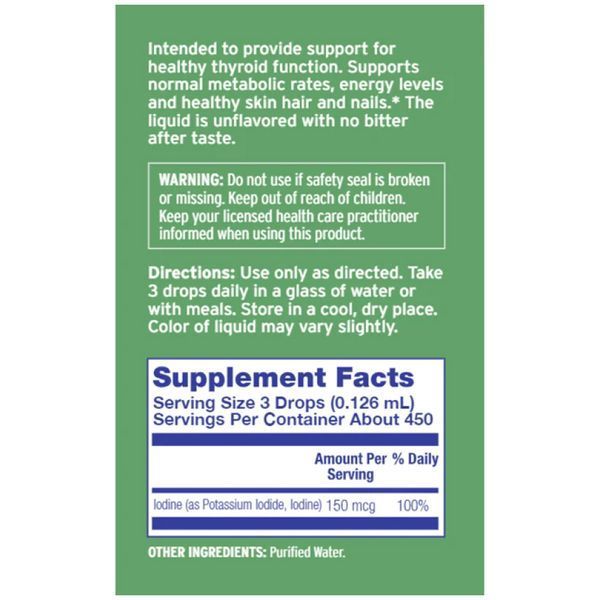 Жидкий йод, Liquid Iodine Plus - 2fl oz 2022-10-1805 фото