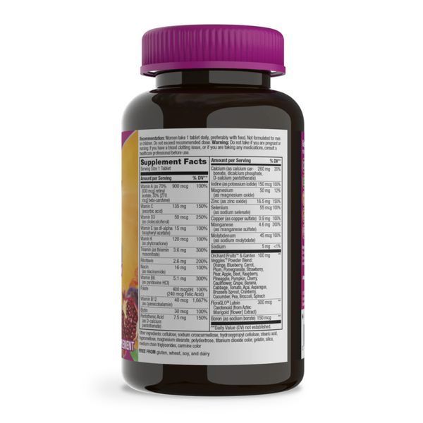 Мультивитамины для женщин 50+, Women's 50+ Complete Multivitamin - 110 tabs 2022-10-1718 фото