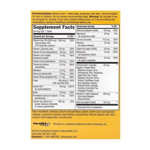 Мультивітаміни для жінок 50+, Women's 50+ Complete Multivitamin - 50 tabs 2022-10-1717 фото