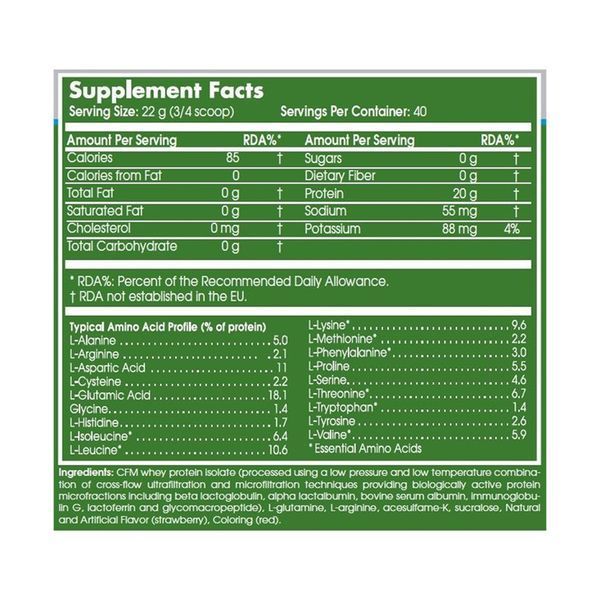 100% Whey Isolate - 700g Pistachio 2022-09-0068 фото