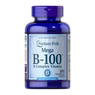 Витамин В, Vitamin B-100 Complex - 100caps 2022-09-1032 фото