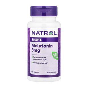 Melatonin 3mg - 120 tabs 2023-10-6238 фото