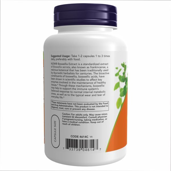 Екстракт Босвелії, Boswellia Extract 250 mg - 120 vcaps 2022-10-0986 фото