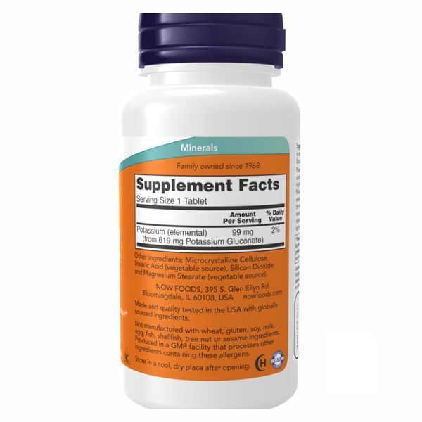 Калій Глюконат, Potassium Gluconate 99mg - 250 tabs 2022-10-0041 фото