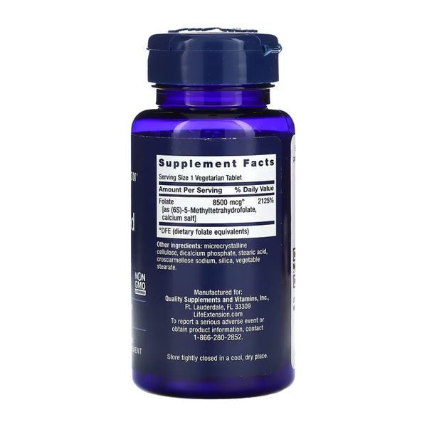Оптимізований фолат, High Potency Optimized Folate 8500 mcg DFE - 30 tabs 2023-10-5135 фото Оптимізований фолат, High Potency Optimized Folate 8500 mcg DFE - 30 tabs 2023-10-5135 фото