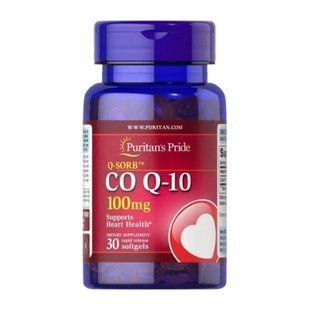 Коэнзим Q-10, Q-SORB&trade; Co Q-10 100 mg - 30 softgels 100-32-2811108-20 фото