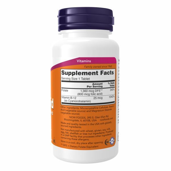 Фолиевая кислота, Folic Acid 800mcg - 250 tabs 2022-10-1501 фото