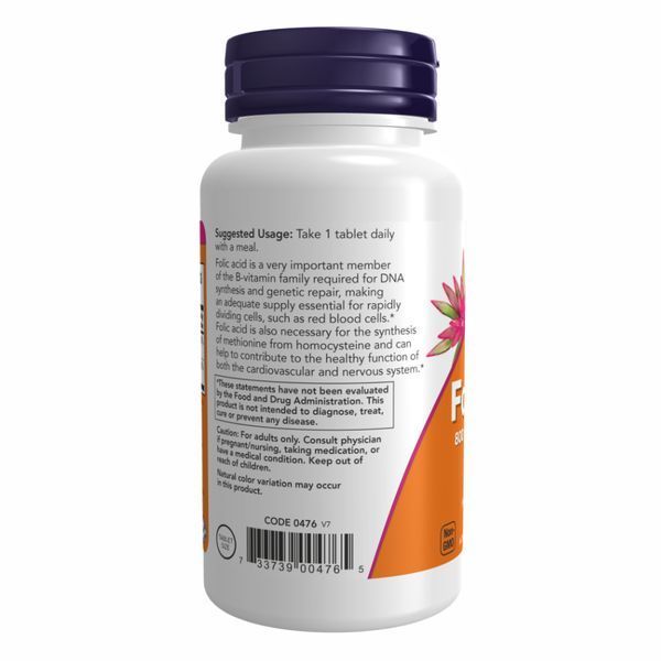 Фолиевая кислота, Folic Acid 800mcg - 250 tabs 2022-10-1501 фото