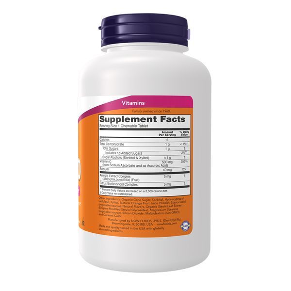 Витамин С(жевательный), C-500 Chew Orange - 100 tabs 2022-10-0009 фото