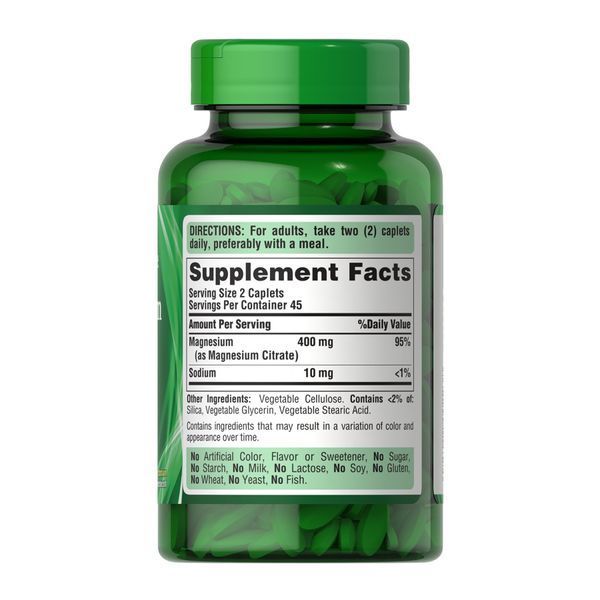 Magnesium Citrate 400mg - 90 caps 2023-10-5934 фото