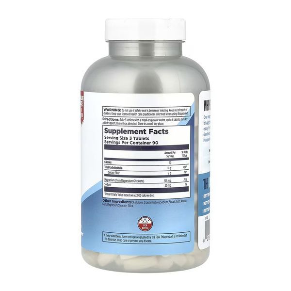Магний Хелат, Magnesium Fully Chelated - 270 tabs 2023-10-7150 фото