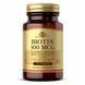 Биотин, Biotin 300 mcg - 100 Tabs 2022-10-0754 фото 1