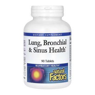 Поддержка легких, бронхов и пазух, Lung Bronchial & Sinus Health - 90 tabs 2023-10-7738 фото