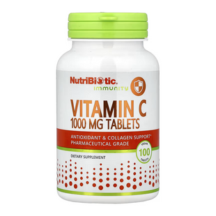 Витамин C, Vitamin C 1000 mg - 100 tabs 2023-10-7435 фото
