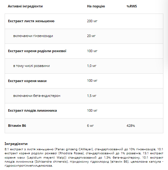 Для когнитивных функций, Na witalnocs Adaptovit -60caps 100-76-8643436-20 фото