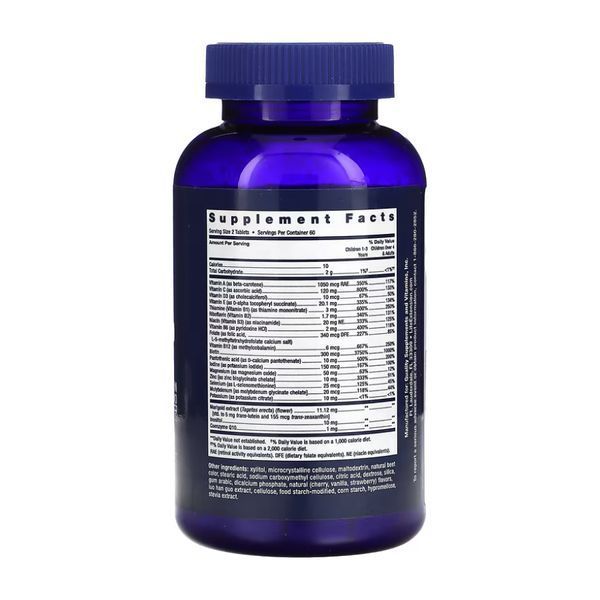 Дитячий вітамінно-мінеральний комплекс,Children's Formula Life Extension Mix&trade; - 120 chewable tabs 2023-10-5213 фото
