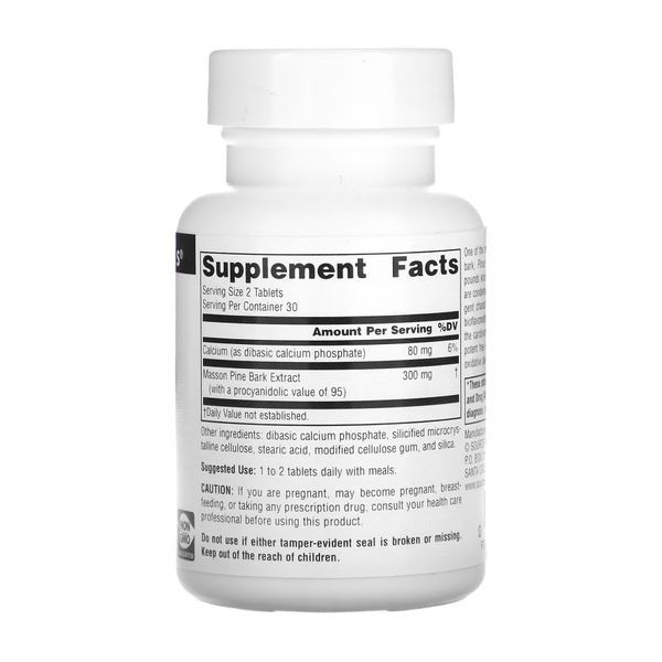 Екстракт соснової кори, Pine Bark Extract 150mg - 60 tabs 2023-10-2704 фото